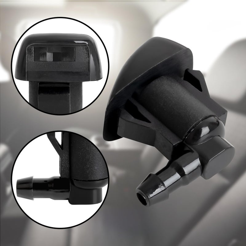 Belleone 2PCS Front Windshield Washer Nozzle Jet Kit Fit for 2004-2010 Toyota Sienna, 2005-2012 Corolla, 2004-2008 Solara, 2000-2005 Tundra, Replacement for Part # 85381-AE020 - Image 3